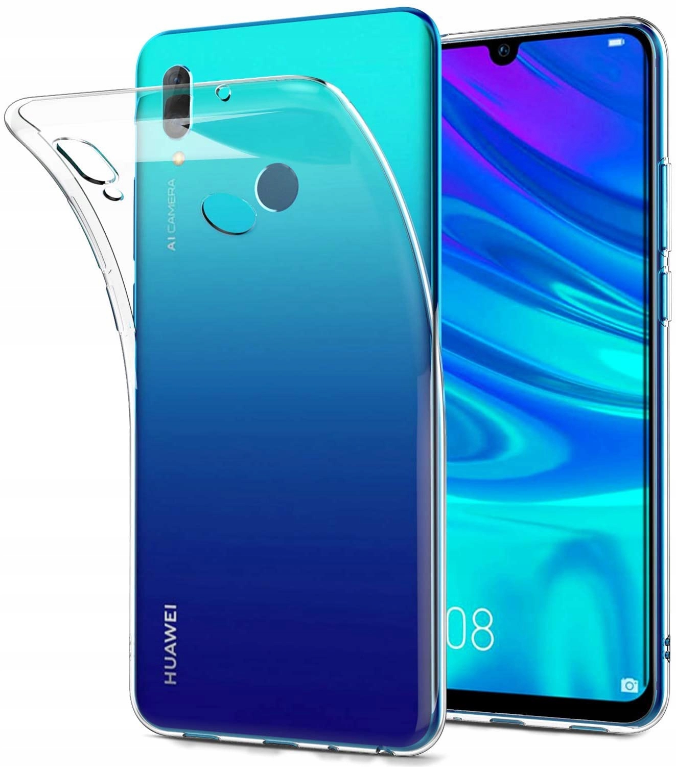 

Etui Slim Case Clear Szkło 9H do Huawei Y6S 2019