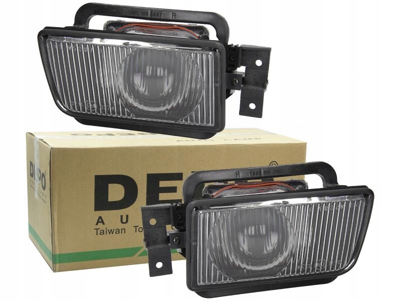 444-2002R-UQ - Галогенные противотуманные фары BMW 5 E34 87-96 компл.