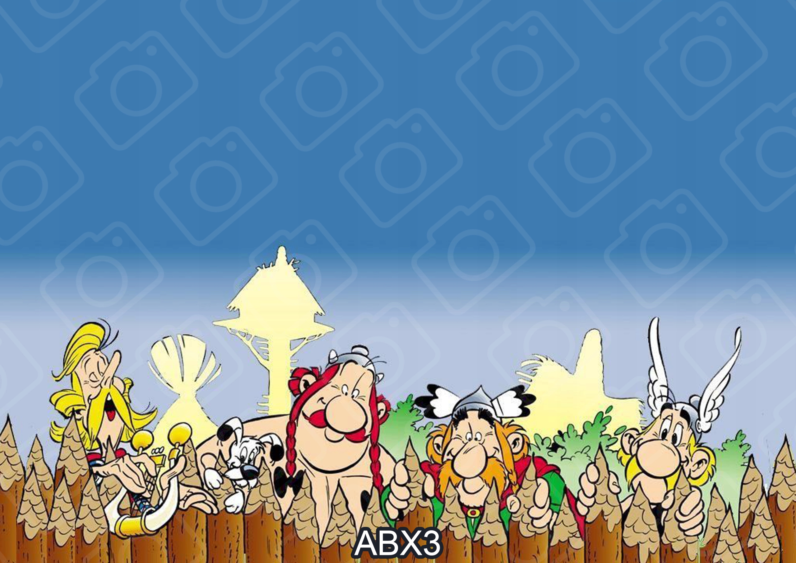 Opłatek na Tort ASTERIX I OBELIX Wydruk Waflowy A4 Rodzaj ozdoby waflowe