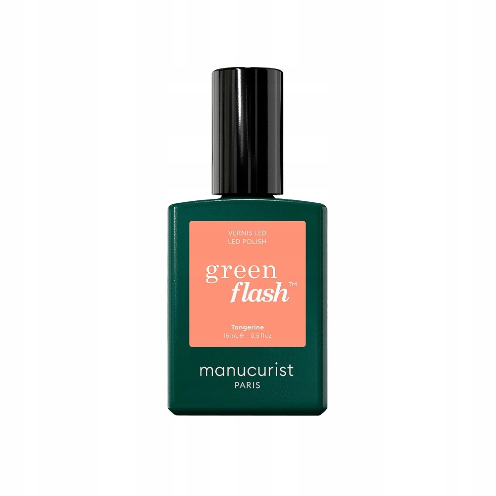 Manucurist Green Flash Led Gel Nail Lacquer Lak Na Nehty Tangerine