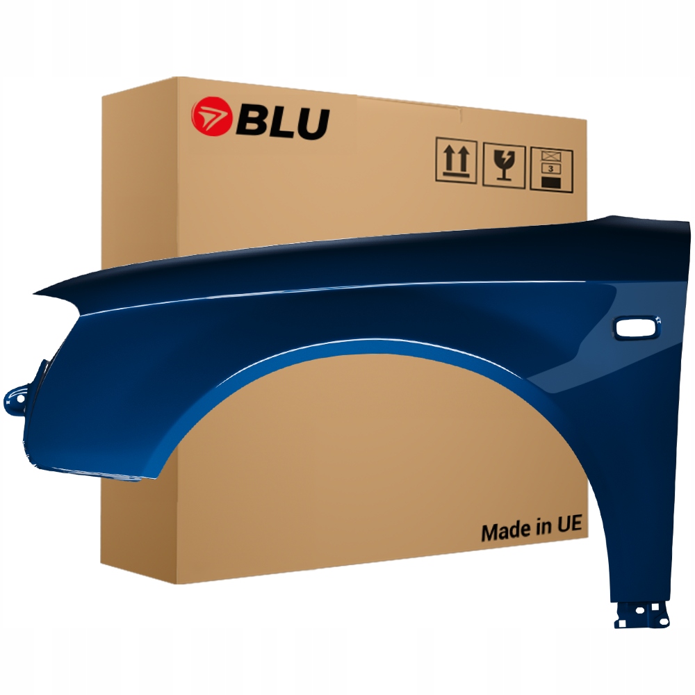 Blu Blatník Audi A4 B7 LZ5C levý modrý 04-08 přední Pozink MauritiusBlau