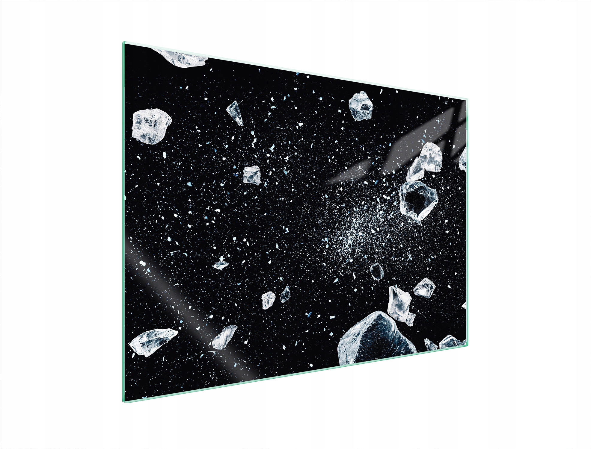 Skleněná Ochranná Deska Na Sporák 70x52 Led Tvrzené Sklo