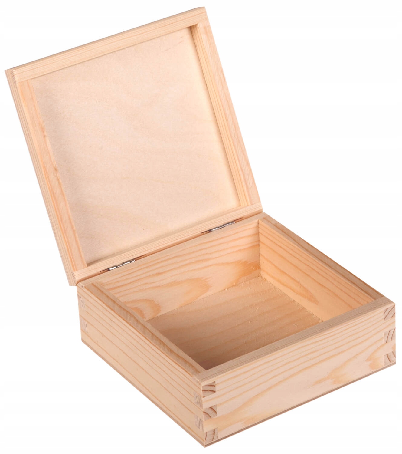 

Drewniane Pudełko Szkatułka 14x14cm