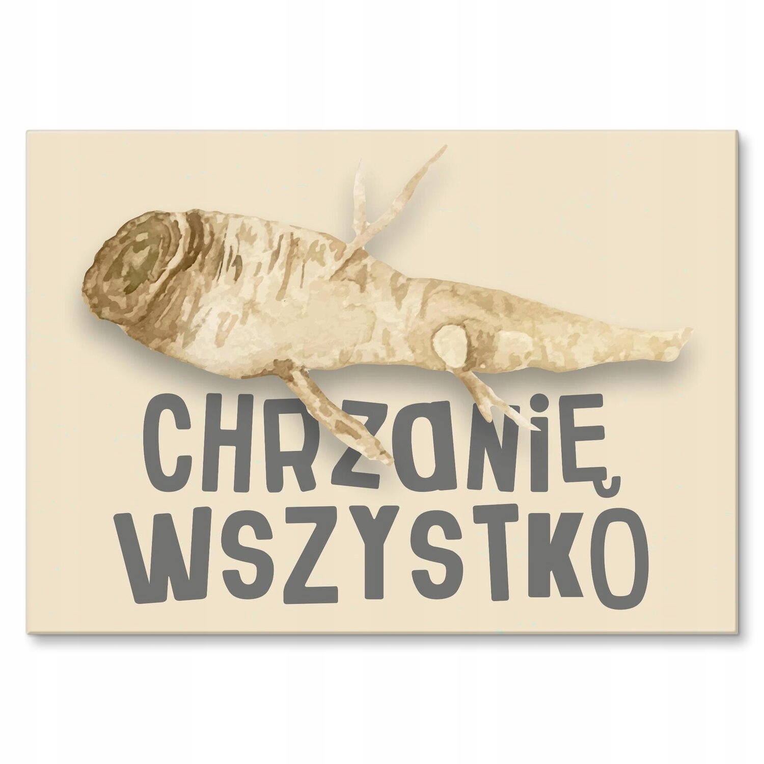 Kovový plakát vše křen Szyld Plech 22 x 31 cm Dárek