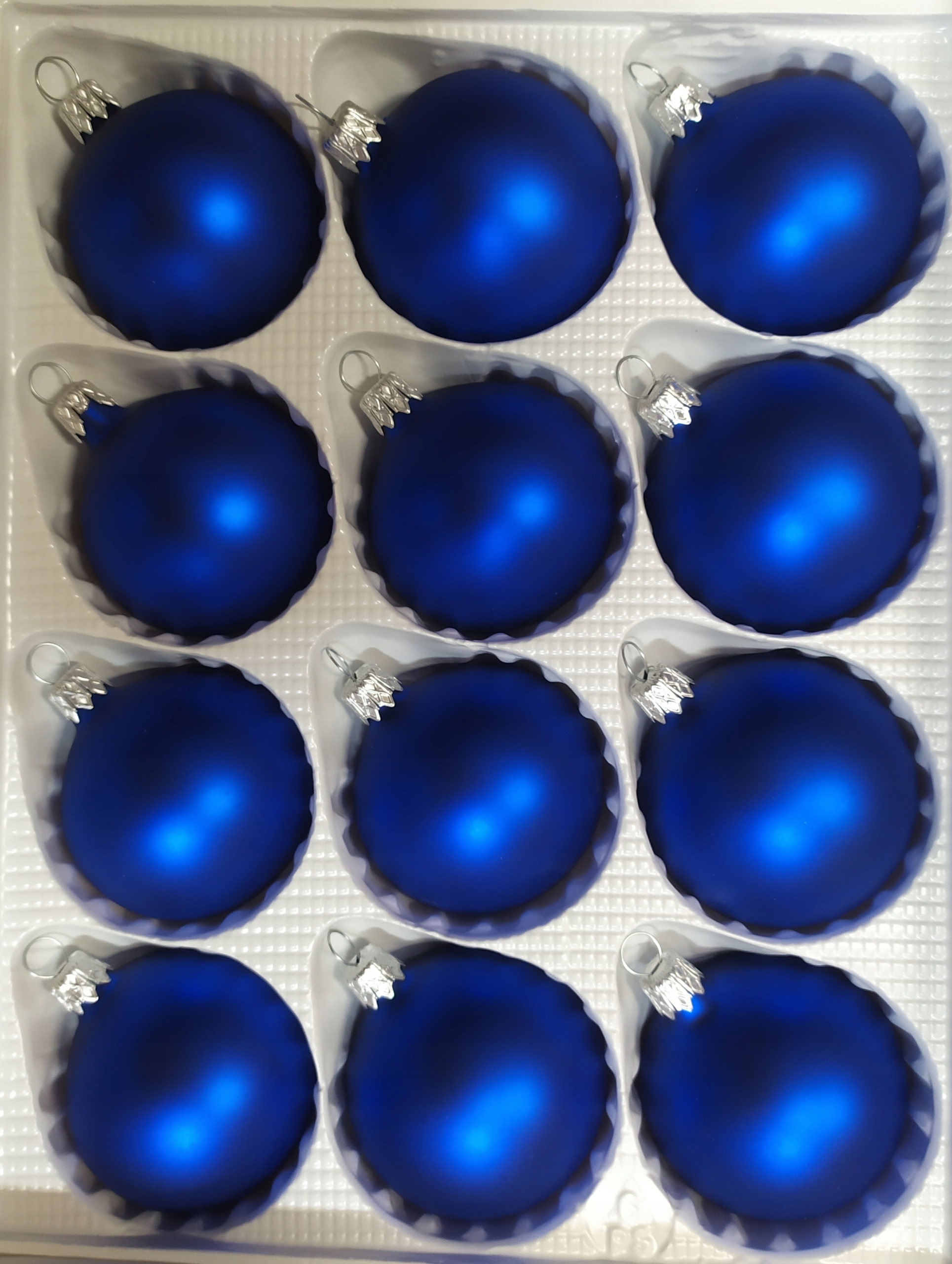 

Bombki bańki choinkowe szklane 6 cm 12 szt