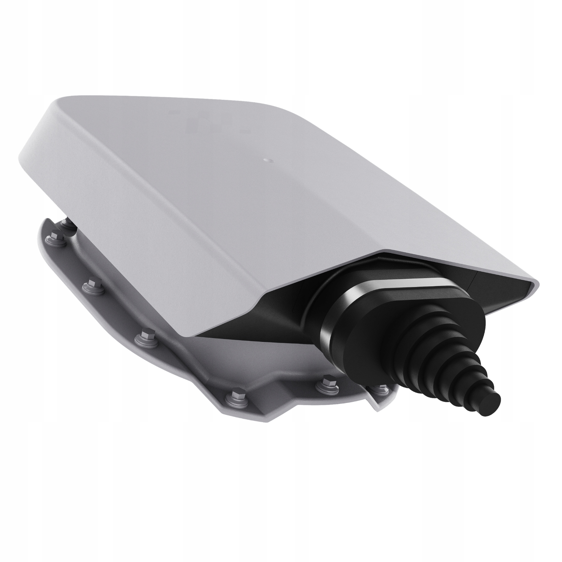 Solární Přechod na solární kabely Trapez T14 Světle Šedý 7036