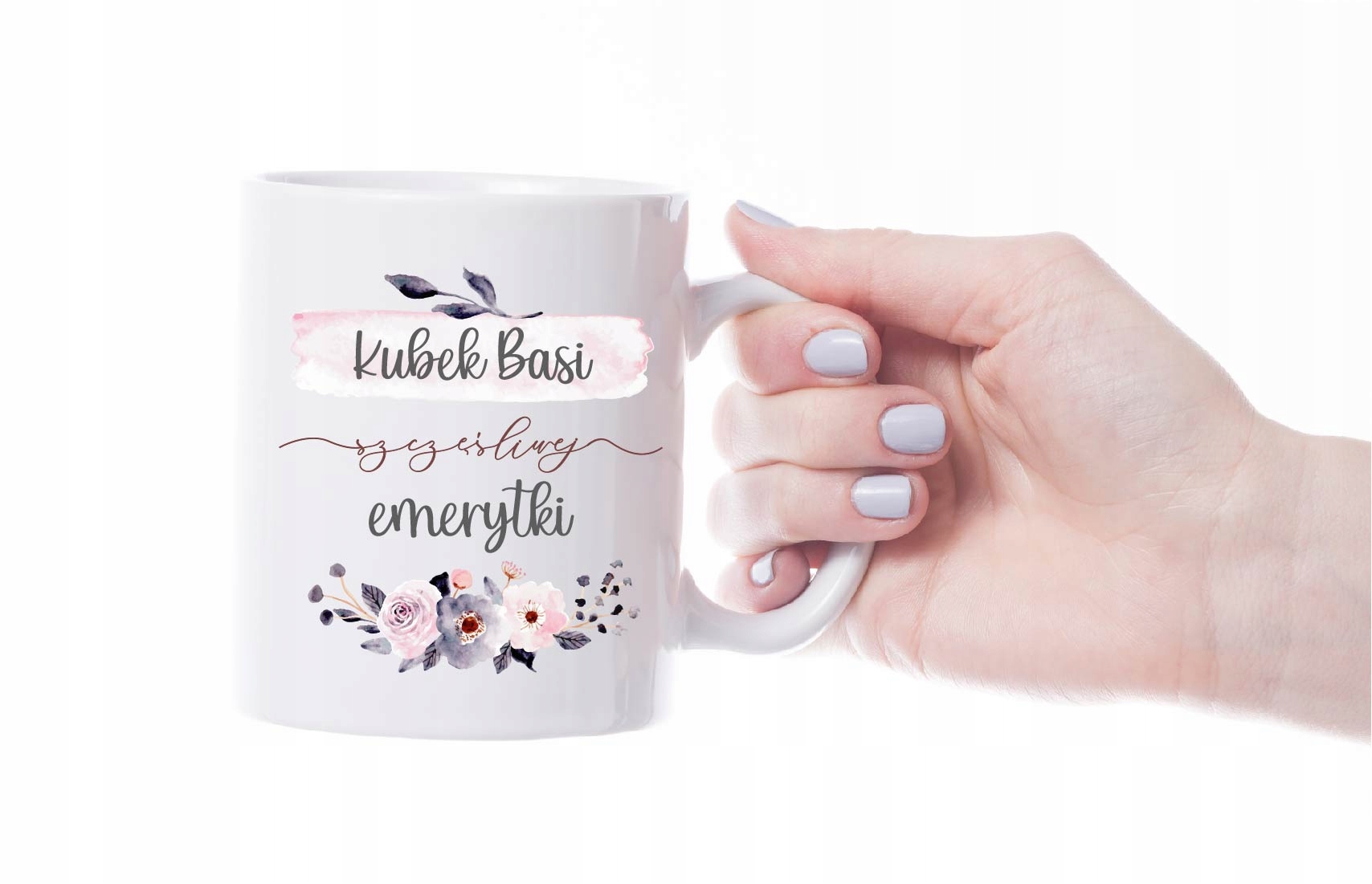 Poduszka + kubek EMERYTKI EMERYTKA PRZEJŚCIE NA EMERYTURĘ szczęśliwa + IMIĘ Szerokość produktu 40 cm