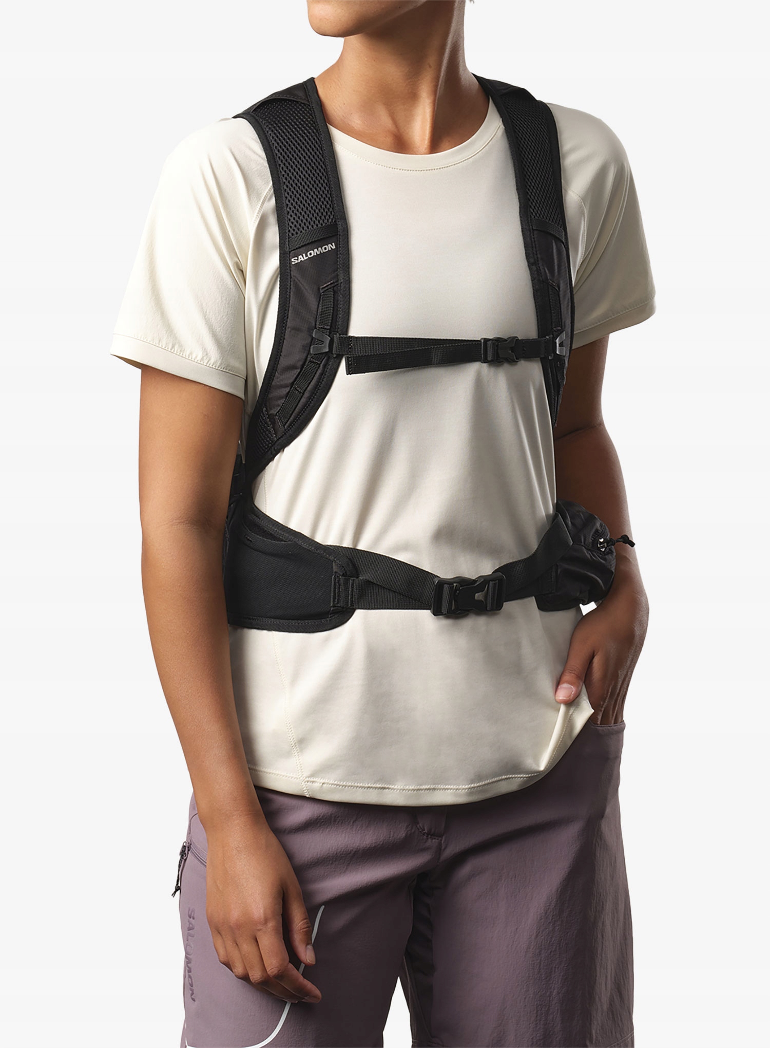 SALOMON Trailblazer 20 Plecak Turystyczny Unisex Lekki Wygodny Czarny — miniatura 15