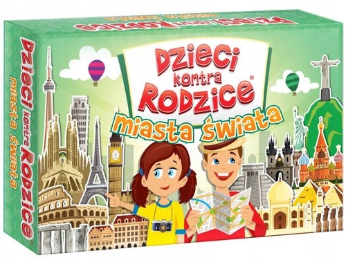 

Dzieci Kontra Rodzice Miasta Świata Gra Karciana