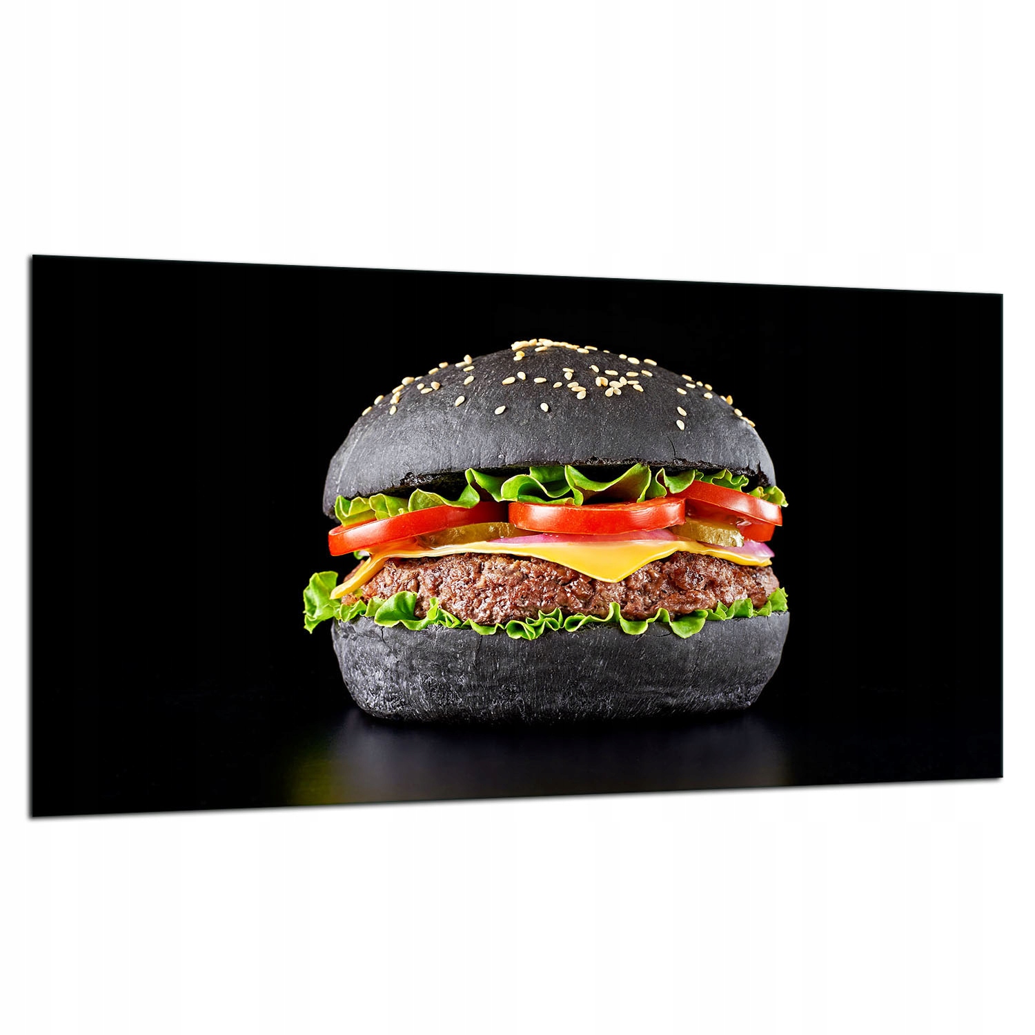 7v1 Skleněná Ochranná Deska Na Sporák 90X52 Hamburger