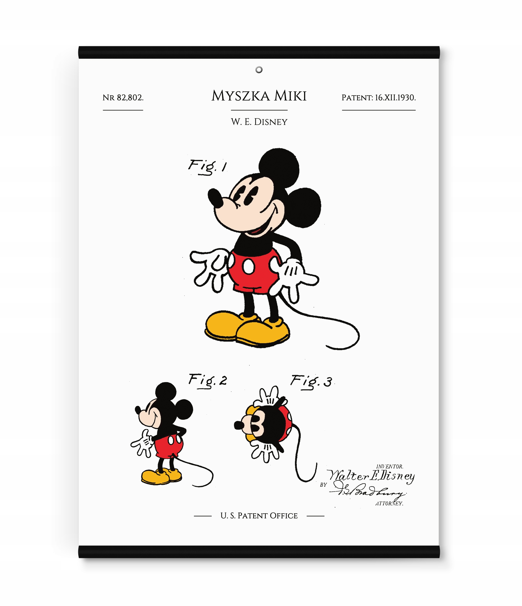 

Plakat obraz do pokoju dziecięcego Mickey Mouse