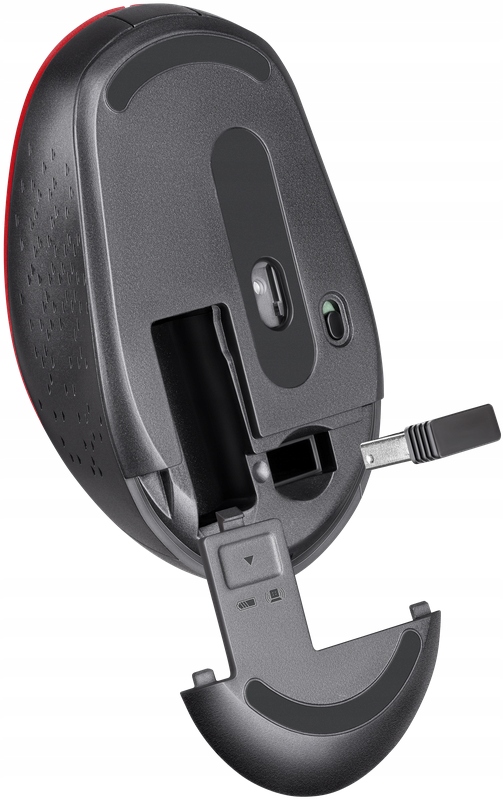 MYSZ DEFENDER AURIS MB-027 RF SILENT CZERWONA OPTICAL — 10