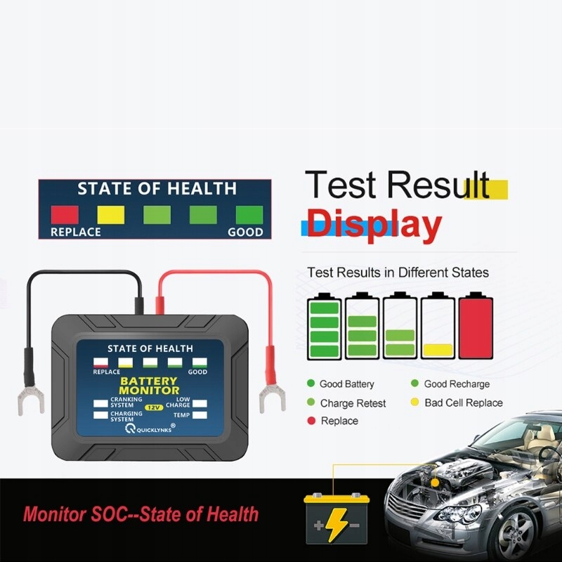 Для тестування зарядки автомобільного акумулятора