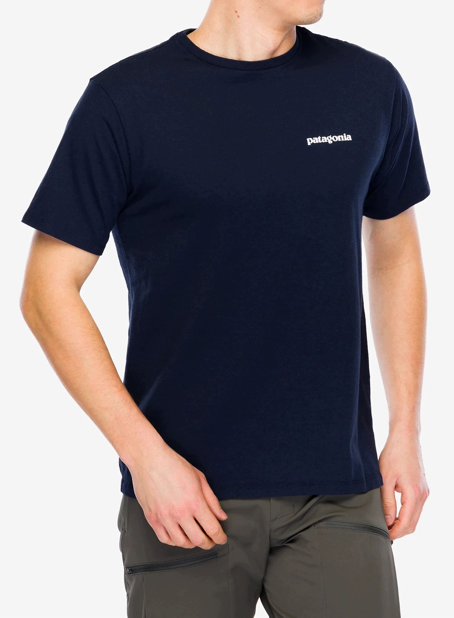 Tričko s potiskem Patagonia P-6 Logo Responsibili-Tee new navy S