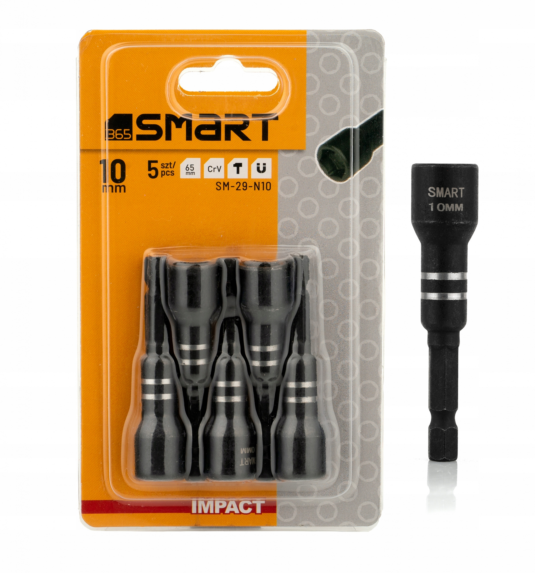 

Nasadki Udarowe Magnetyczne Farmer 10mm 5 Sztuk