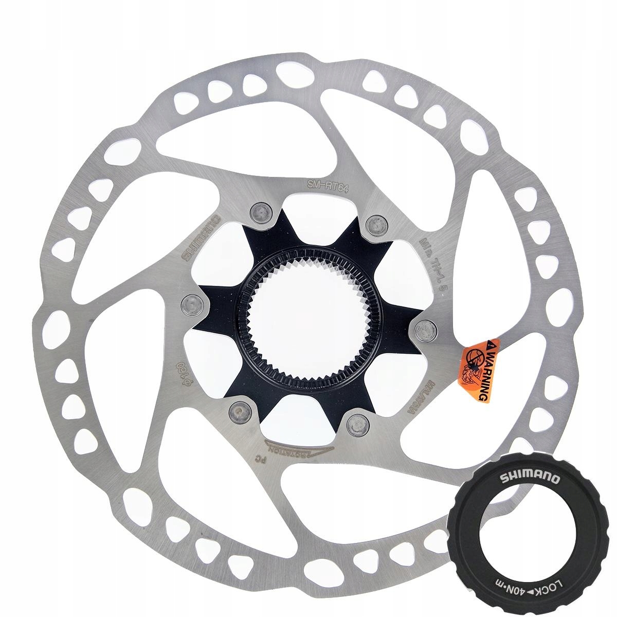 Tarcza Hamulcowa Shimano Deore RT64 160 CenterLock