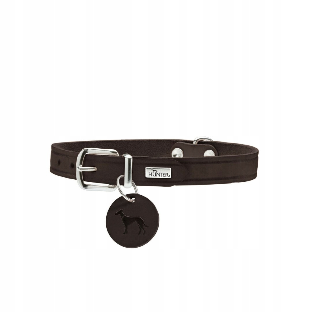 Obojek pro psa Hunter Aalborg Čokoláda S/m 37-43 cm