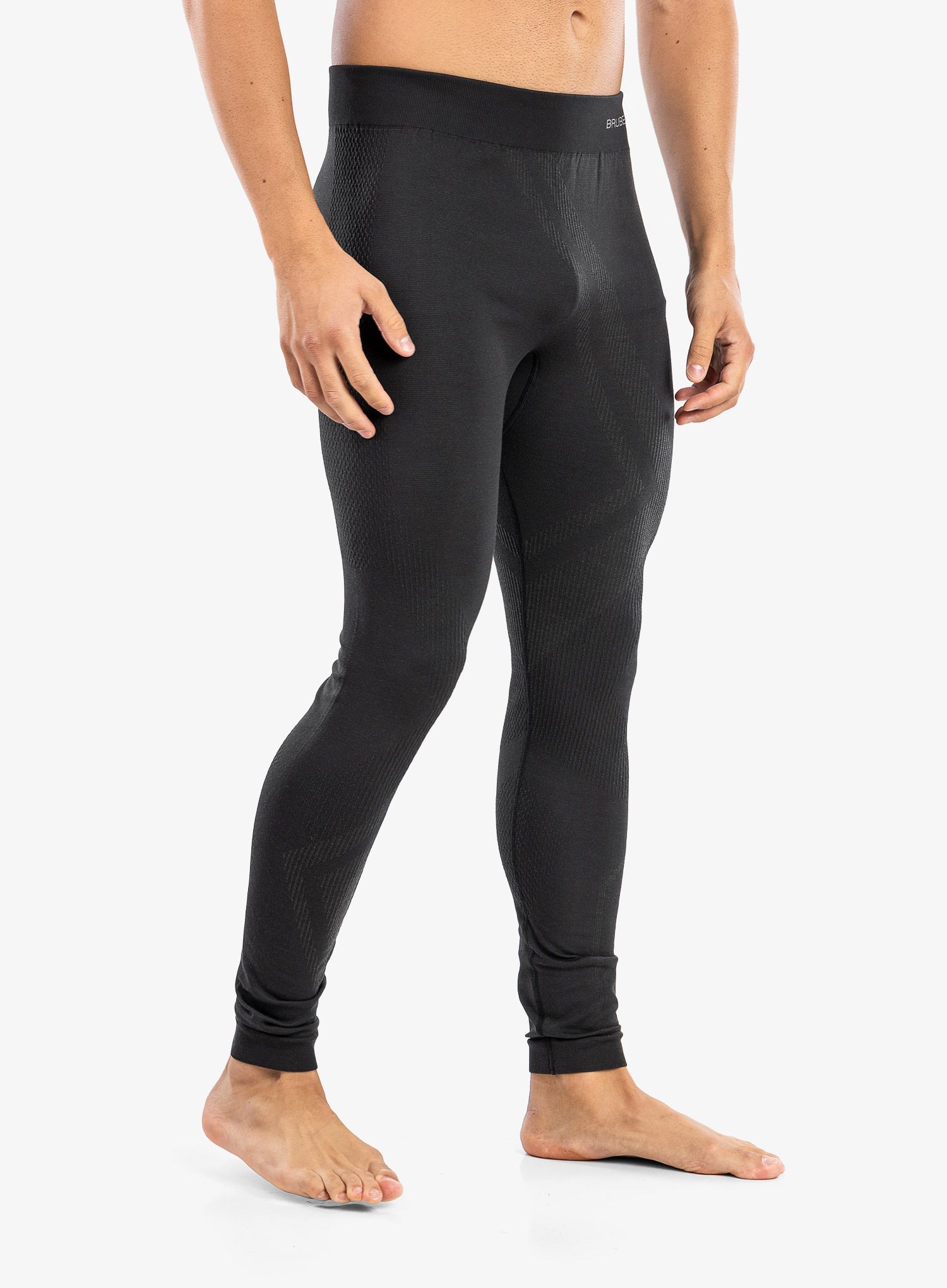 Legginsy termoaktywne męskie Brubeck Thermo Wool by Pustelnik graphite XL