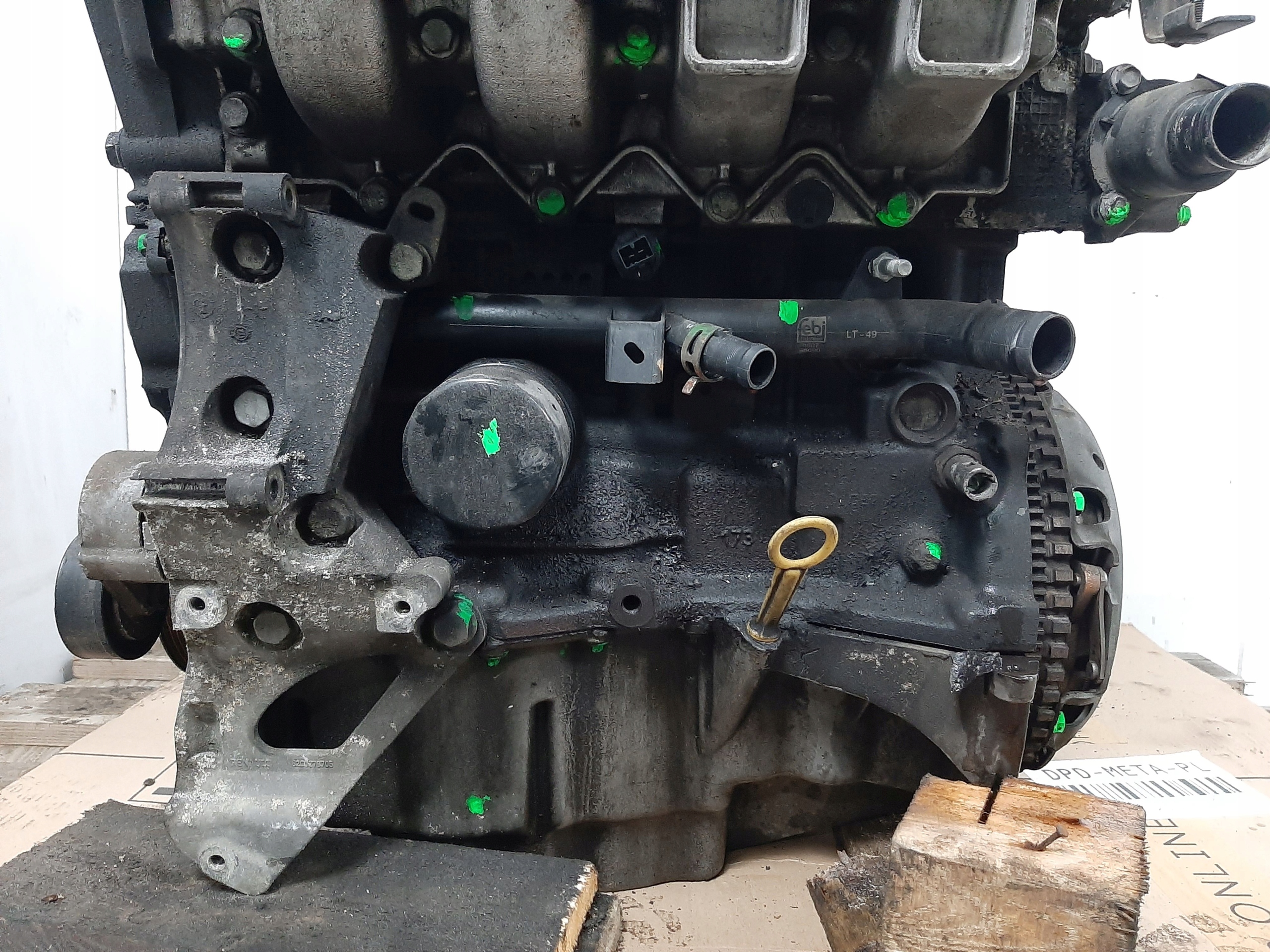 renault MEGANE II 1.6 16V 02R Двигатель K4M760 83KW 113KM