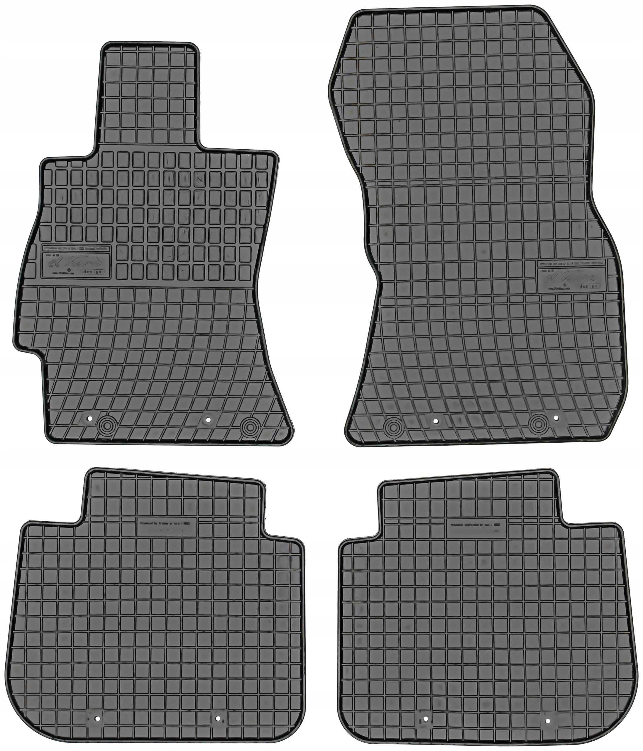 Килимки Маггрупа резинові 0892 4 el.