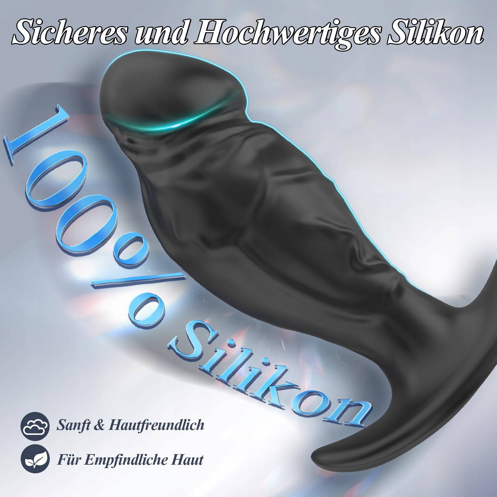Realistyczny Dildo Analplug z Silikonu dla Par, Kobiet i Mężczyzn — miniatura 6