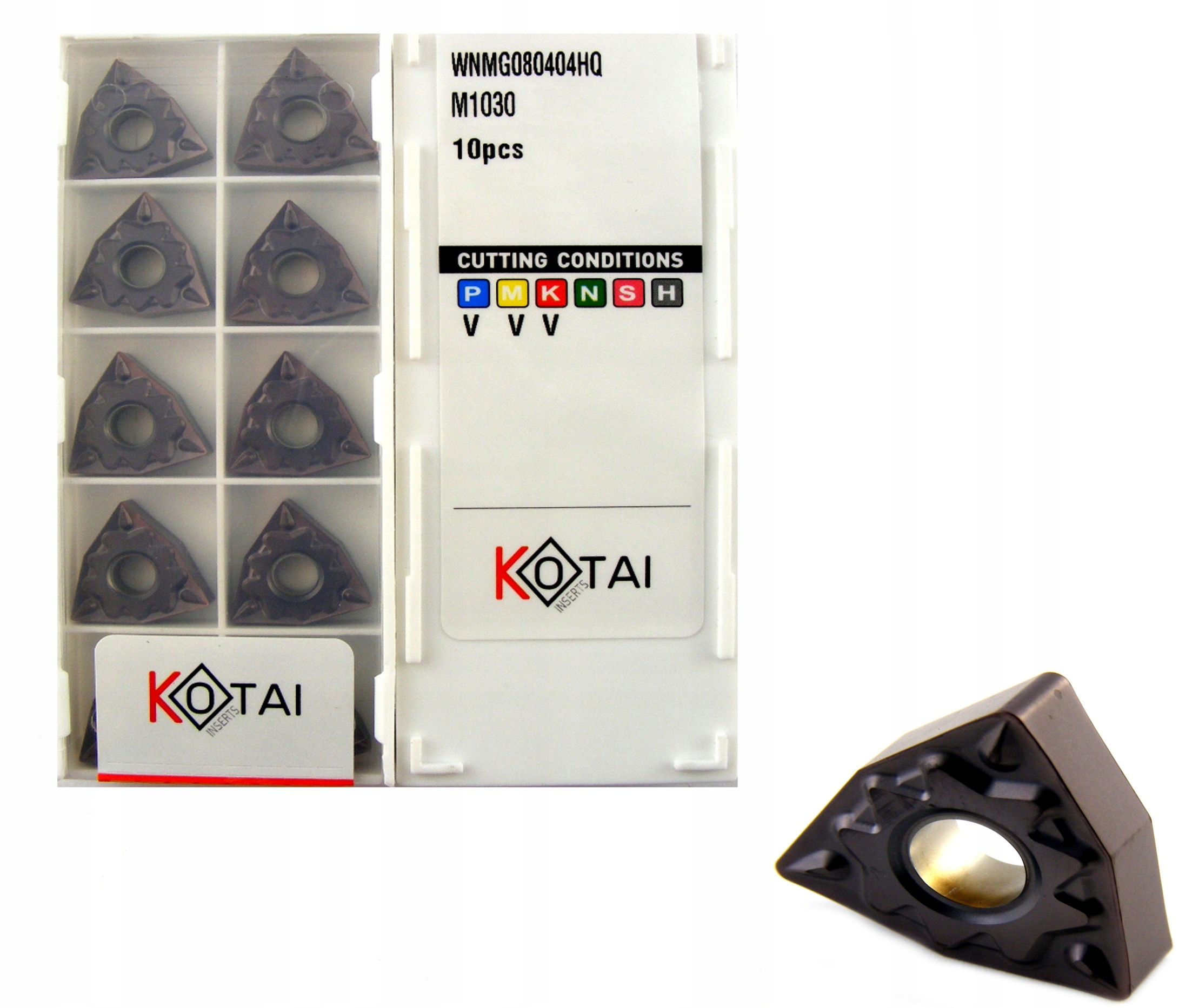 

Płytki widiowe Wnmg 080408 M1030 Stal