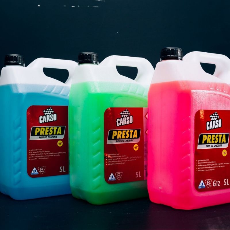 CARSO PRESTA PŁYN DO CHŁODNIC ZIELONY -35C 5L x4 = 20L Producent K2