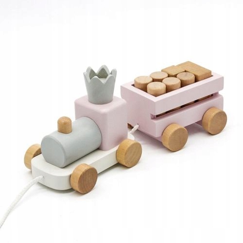 

Heze pociąg drewniany kolejka na sznureczku