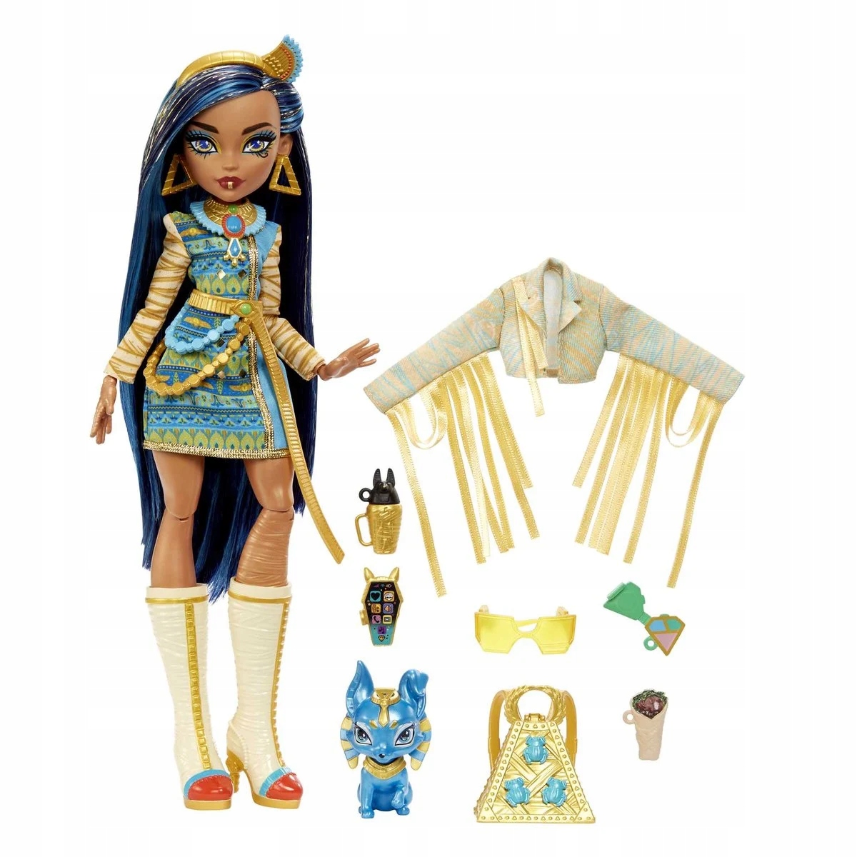 LALKA MATTEL MONSTER HIGH CLEO DE NILE 29 CM Kod producenta HHK54
