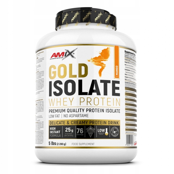 Gold Whey Protein Isolate 2280g mango