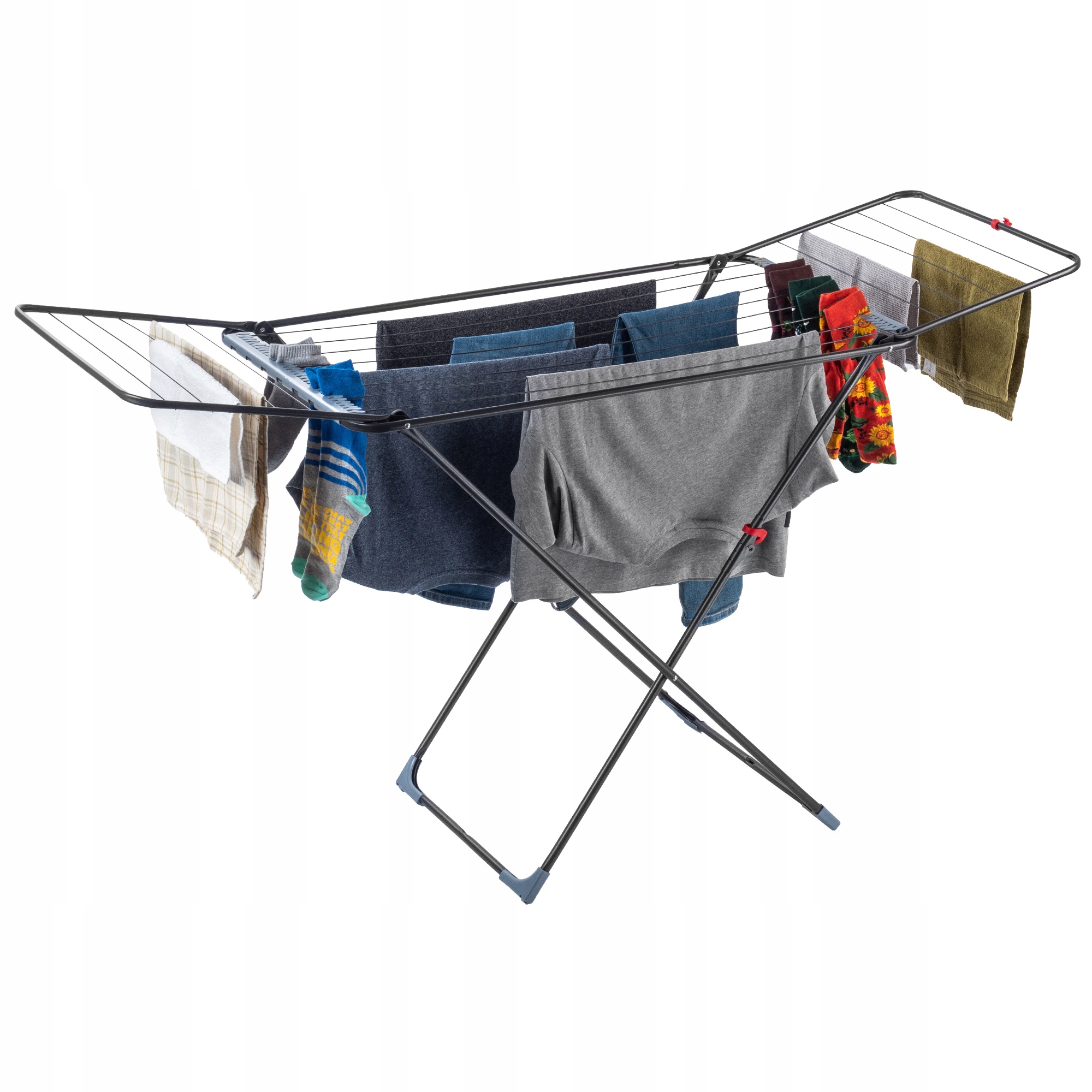 Levně Sušák Na Prádlo Stabilní 18 m Rozkládací Na Prádlo Velká