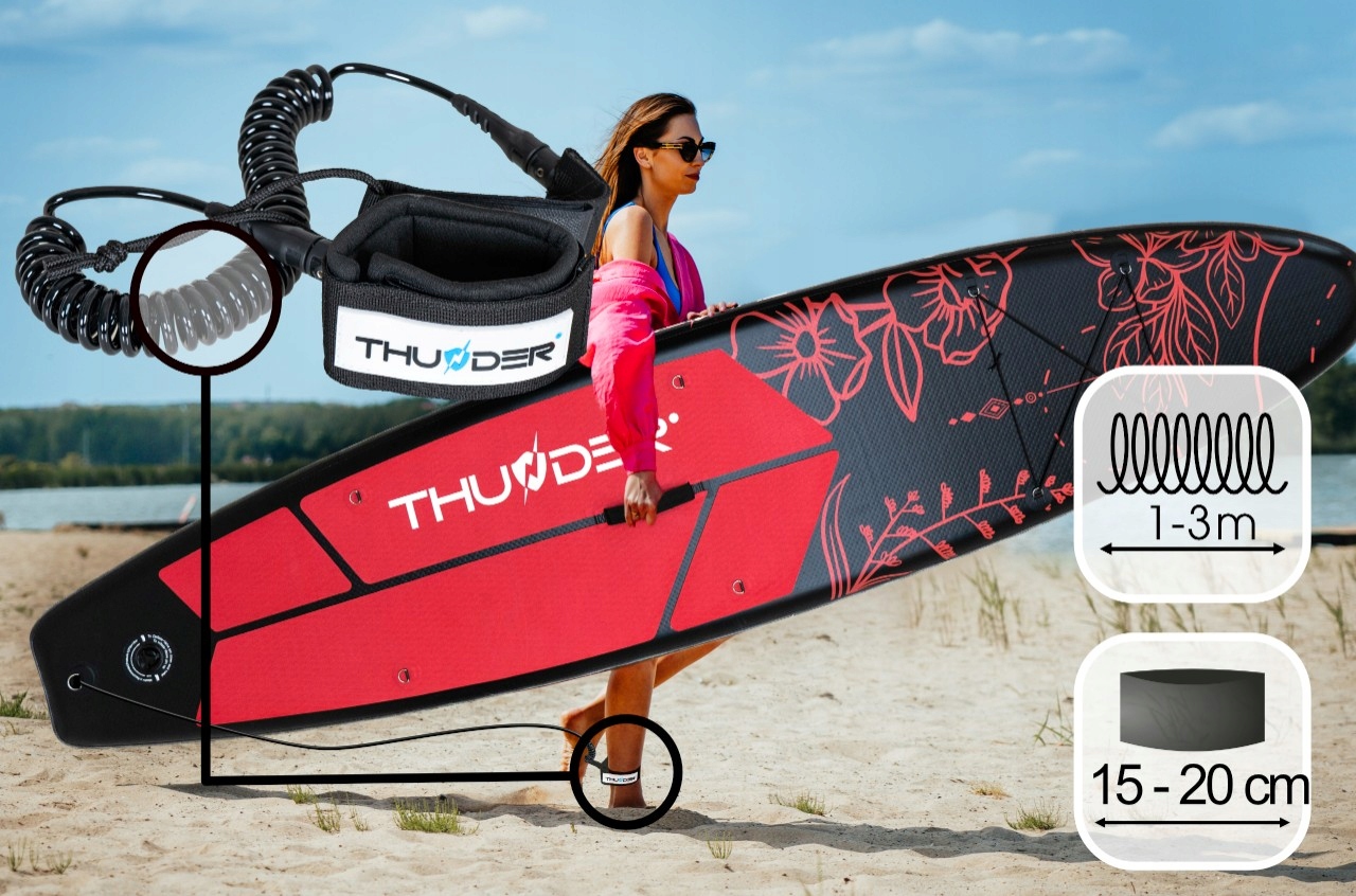 Deska SUP 320CM stabilna wytrzymała do pływania cały zestaw Thunder Płeć nie dotyczy