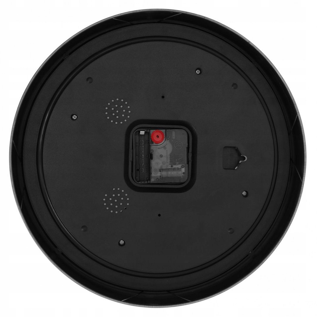 Zegar ścienny Kinghoff srebrny 30cm Typ ścienny