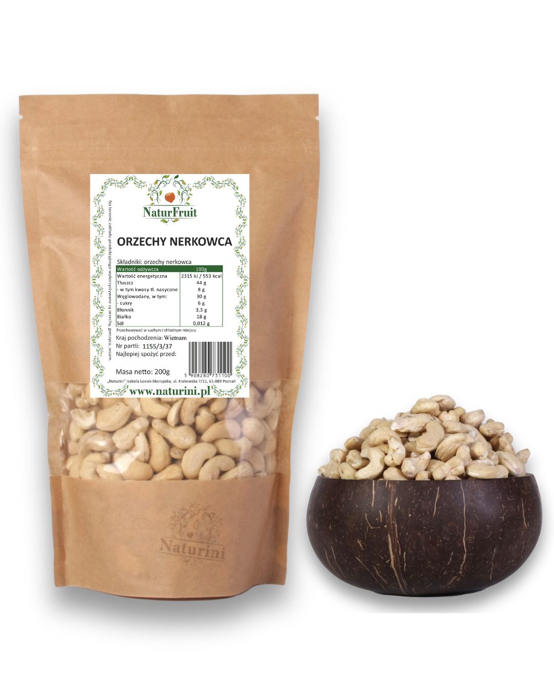 Kešu Ořechy Celé Nezlomené Lahodné 1 Kg