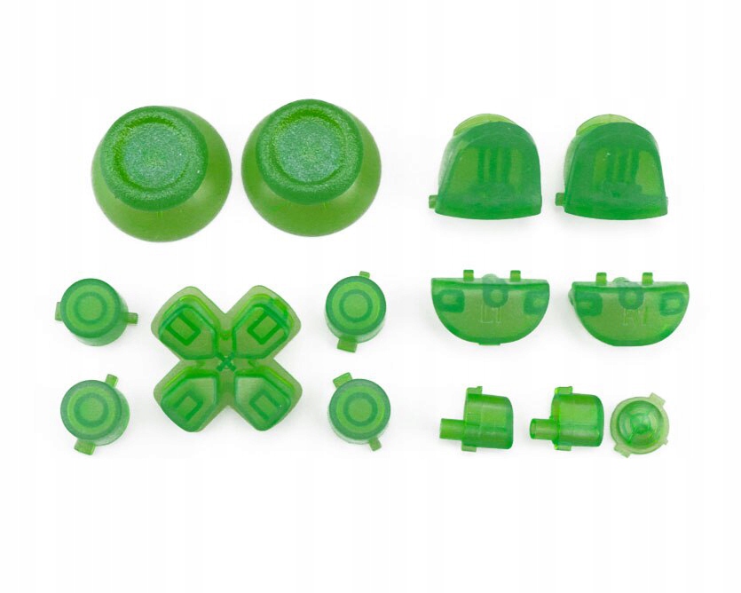 Zestaw przycisków do pada PS4 JDS-001 Trans-Zielon