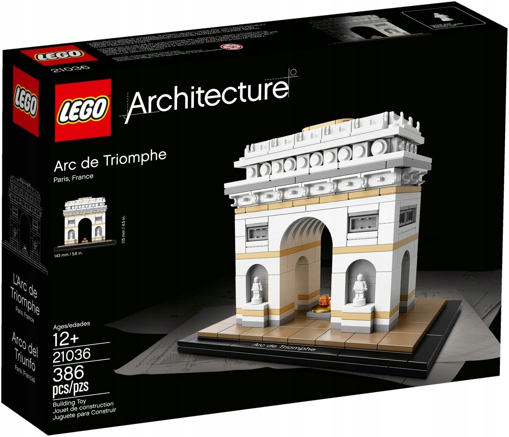 Lego Architecture 21036 Triumfální oblouk Nové