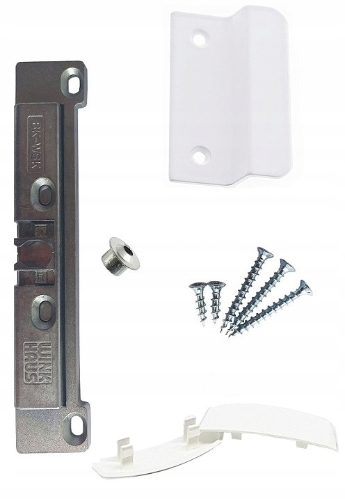 

Zatrzask balkonowy do Roto Maco Biały Aluminium ,