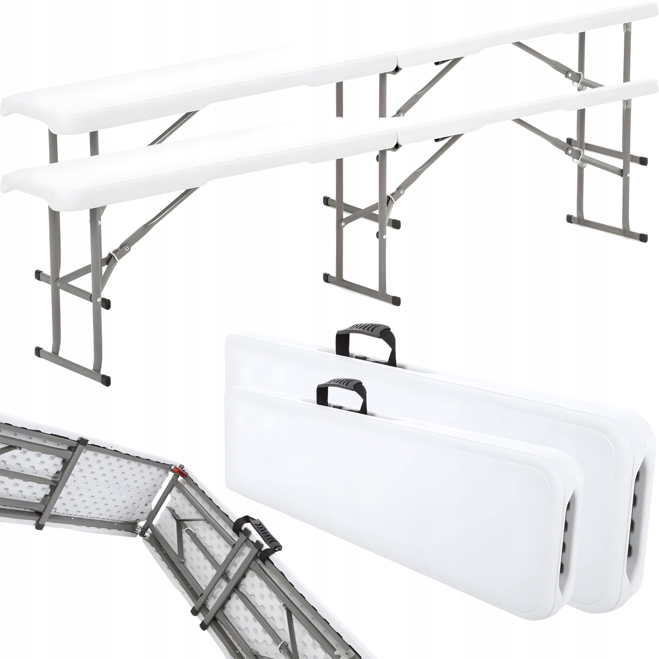 Set Zahradní Skládací Lavice Zahradní Kufr Lavičky Pro Dům A Zahradu