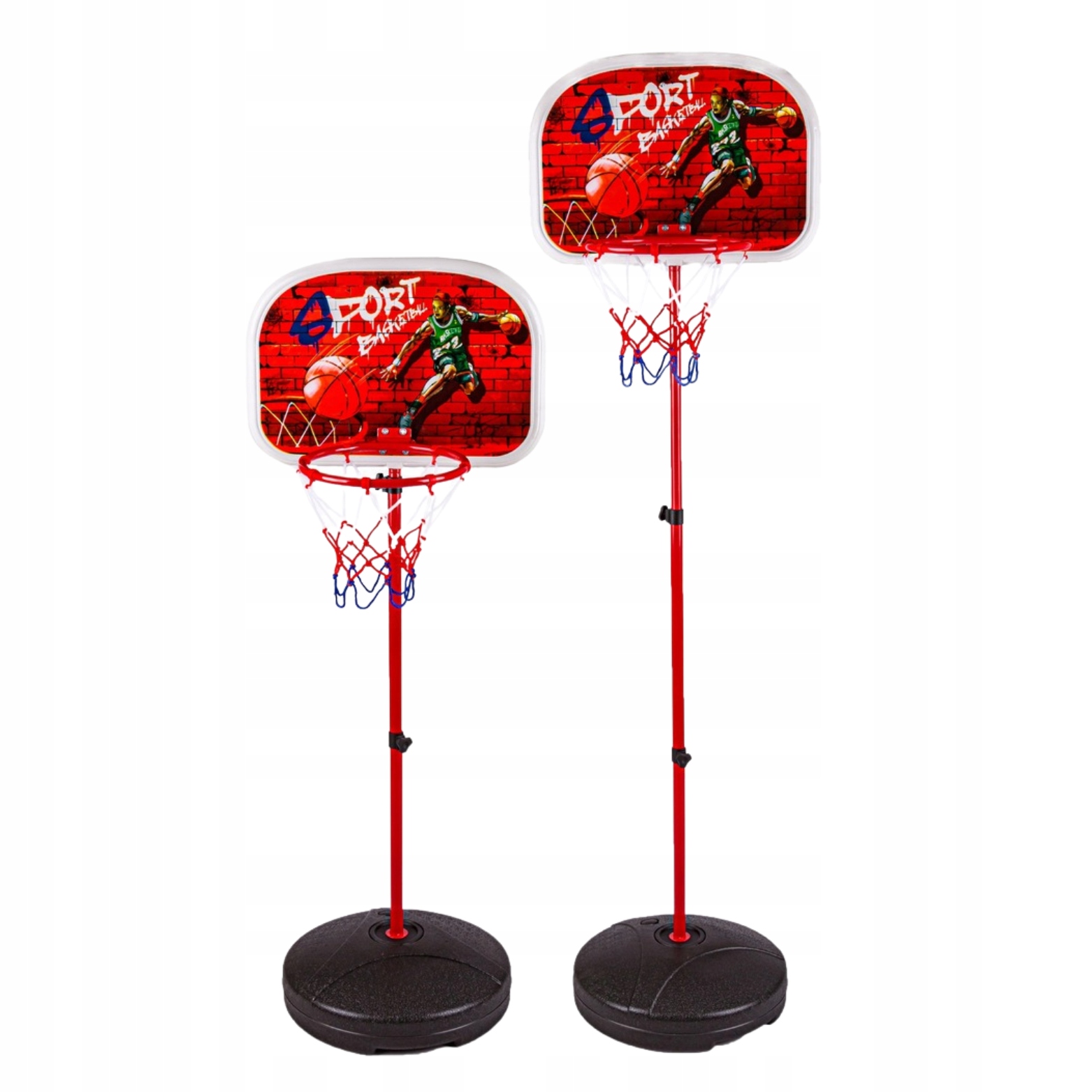 Zestaw 2W1 Tarcza Do Gry W Rzutki Koszykówka Pompka Piłka Do Koszykówki Kolor wielokolorowy