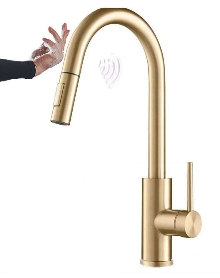 Kuchyňská baterie Dotyková zlatá Economical