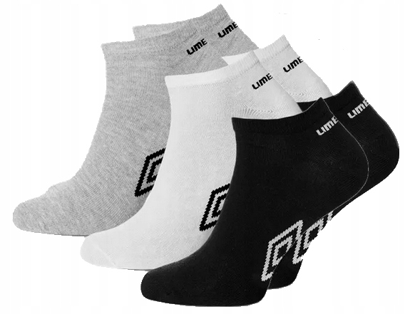 

Umbro Stopki Czarne Białe Szare 3-PAK 43-46