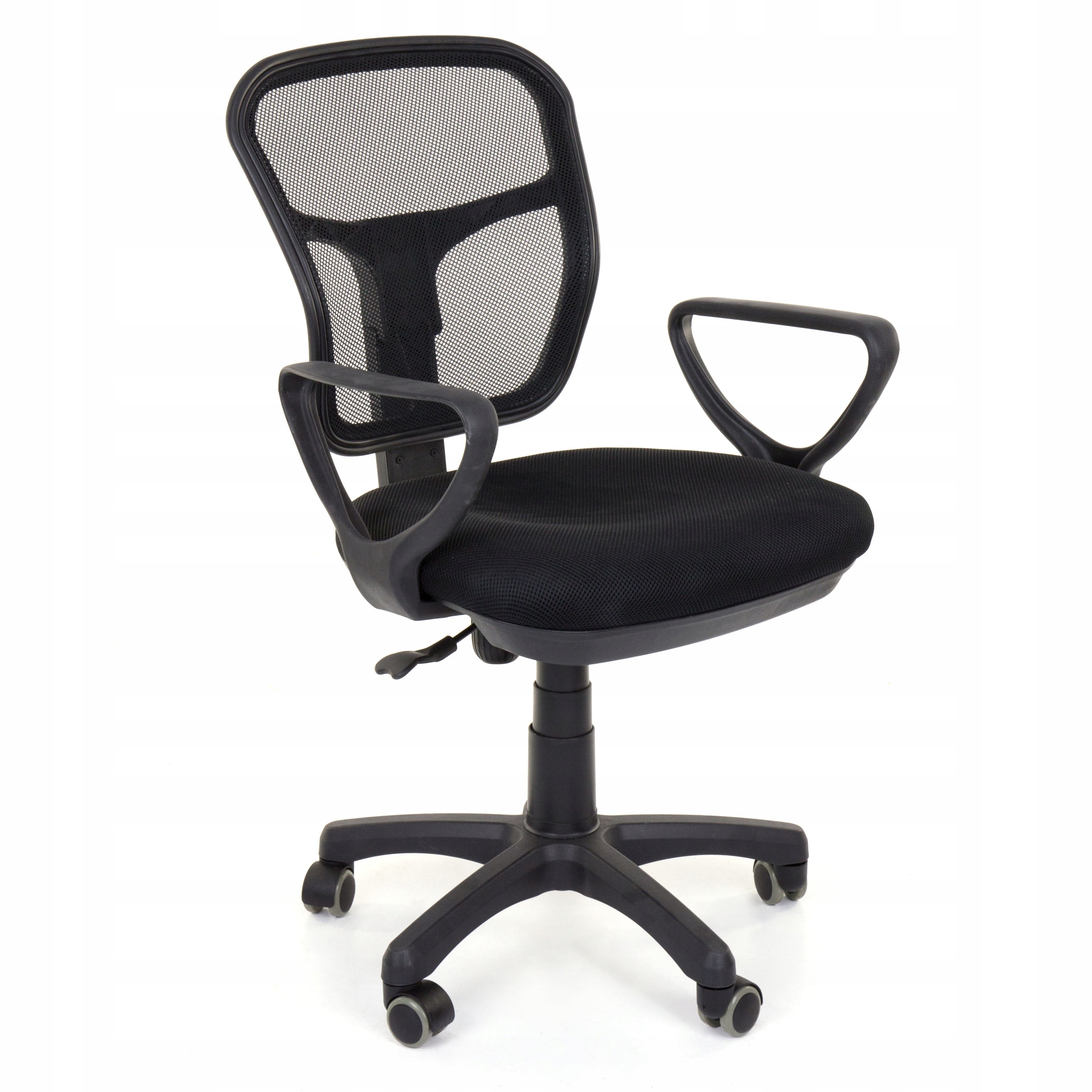 Siatkowy fotel biurowy KRZESŁO OBROTOWE materiał Kolor korpusu czarny