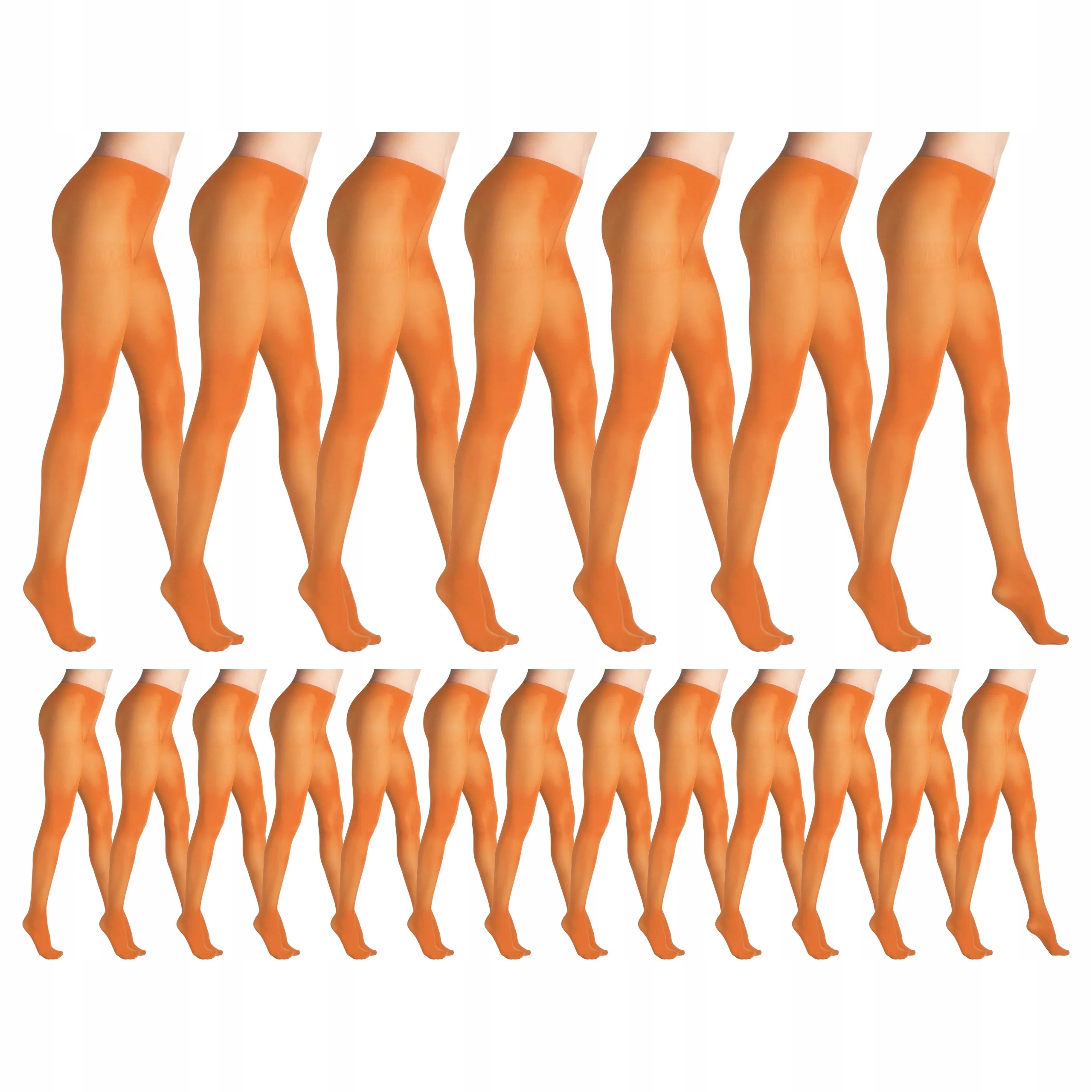 20 x Punčocháče 40 den matné bez kalhotek Tonic Marilyn 4-L Pumpkin