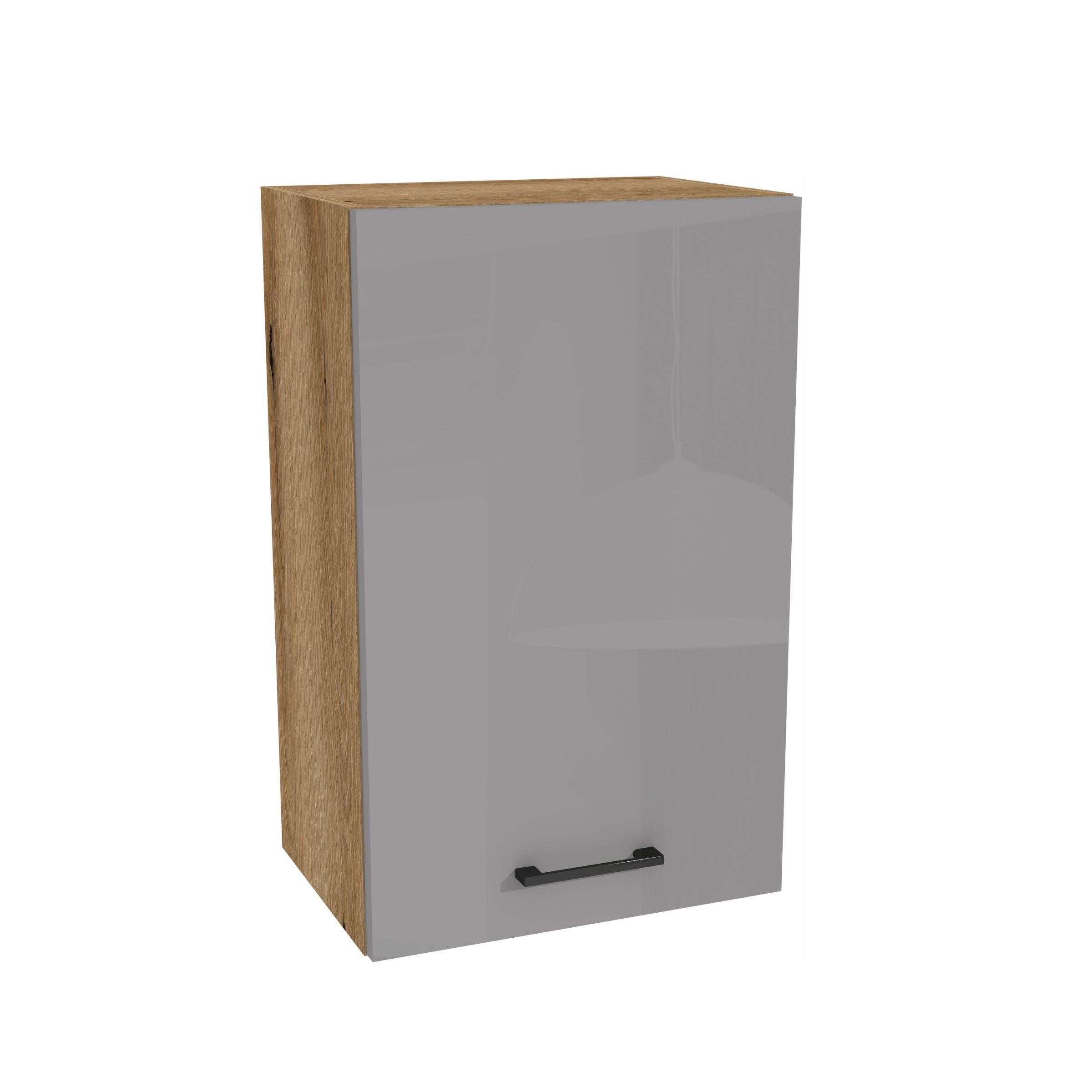 Horná kuchynská skrinka 45/72 Capri korpus Dub Evoke predná časť Šedá Akryl Lesk