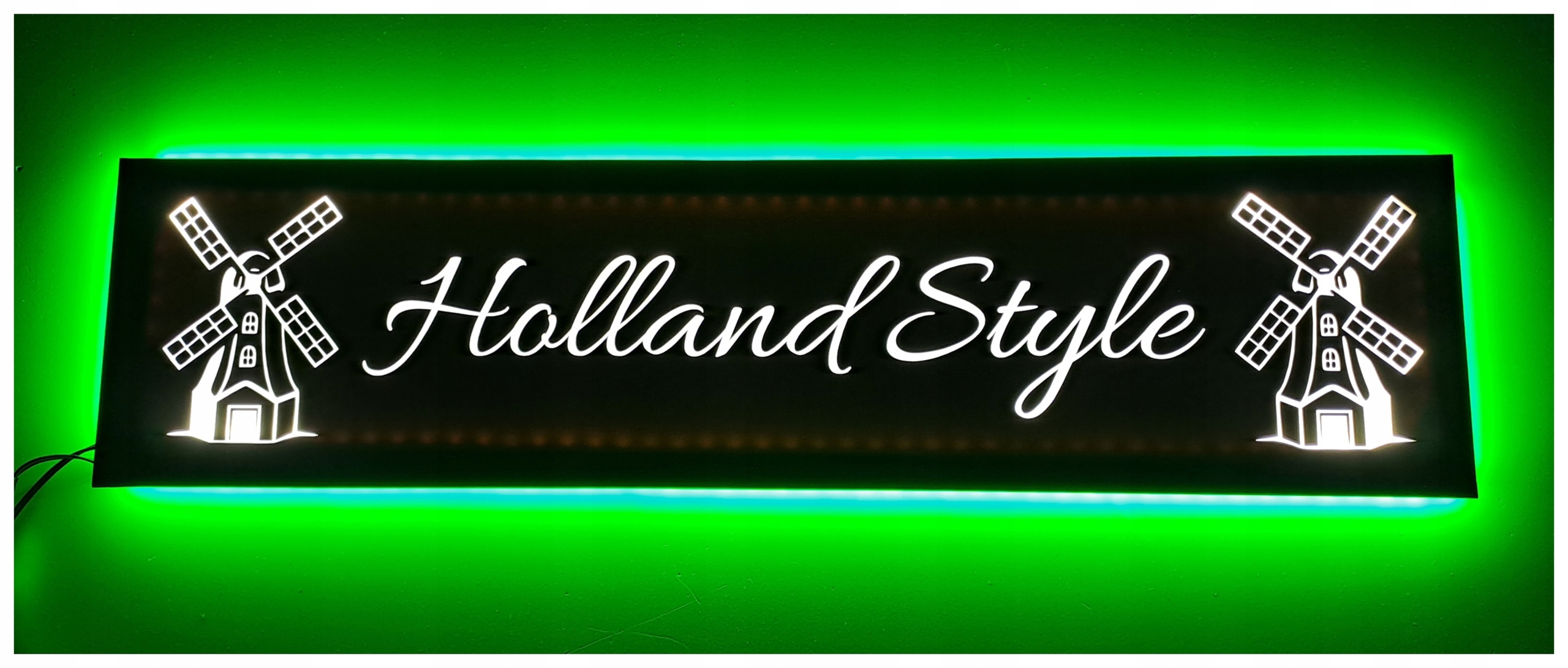 Led tabuľa Holand Style nad posteľou man daf scania s podsvietením kabíny Tir