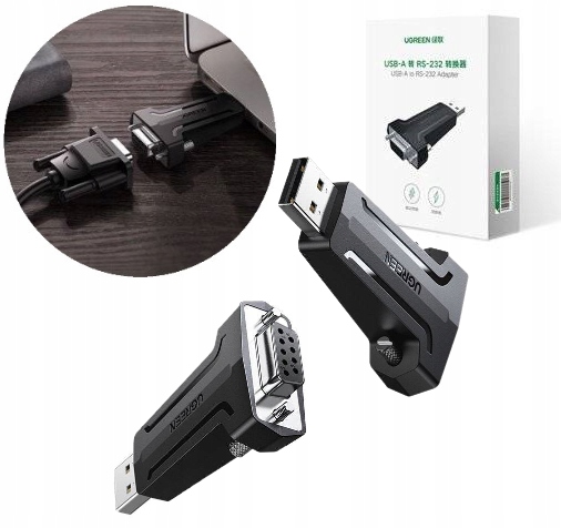 

Ugreen adapter przejściówka wideo DB9 RS-232 Usb