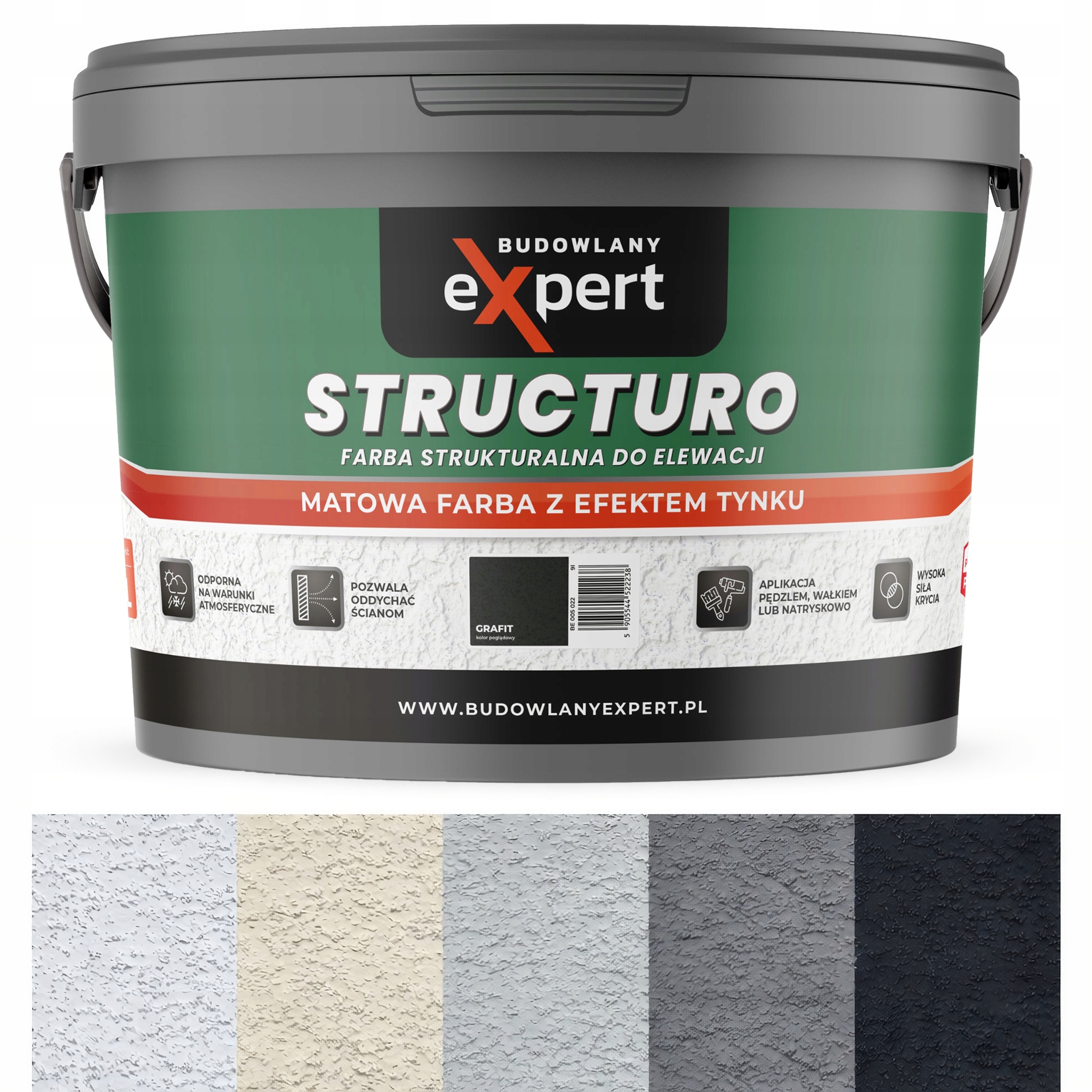 Структурная краска для фасада для наружных работ