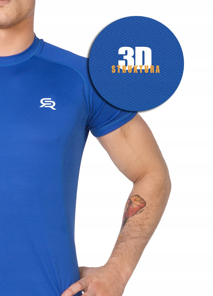 ROUGH RADICAL MĘSKA KOSZULKA TERMOAKTYWNA Kolor niebieski