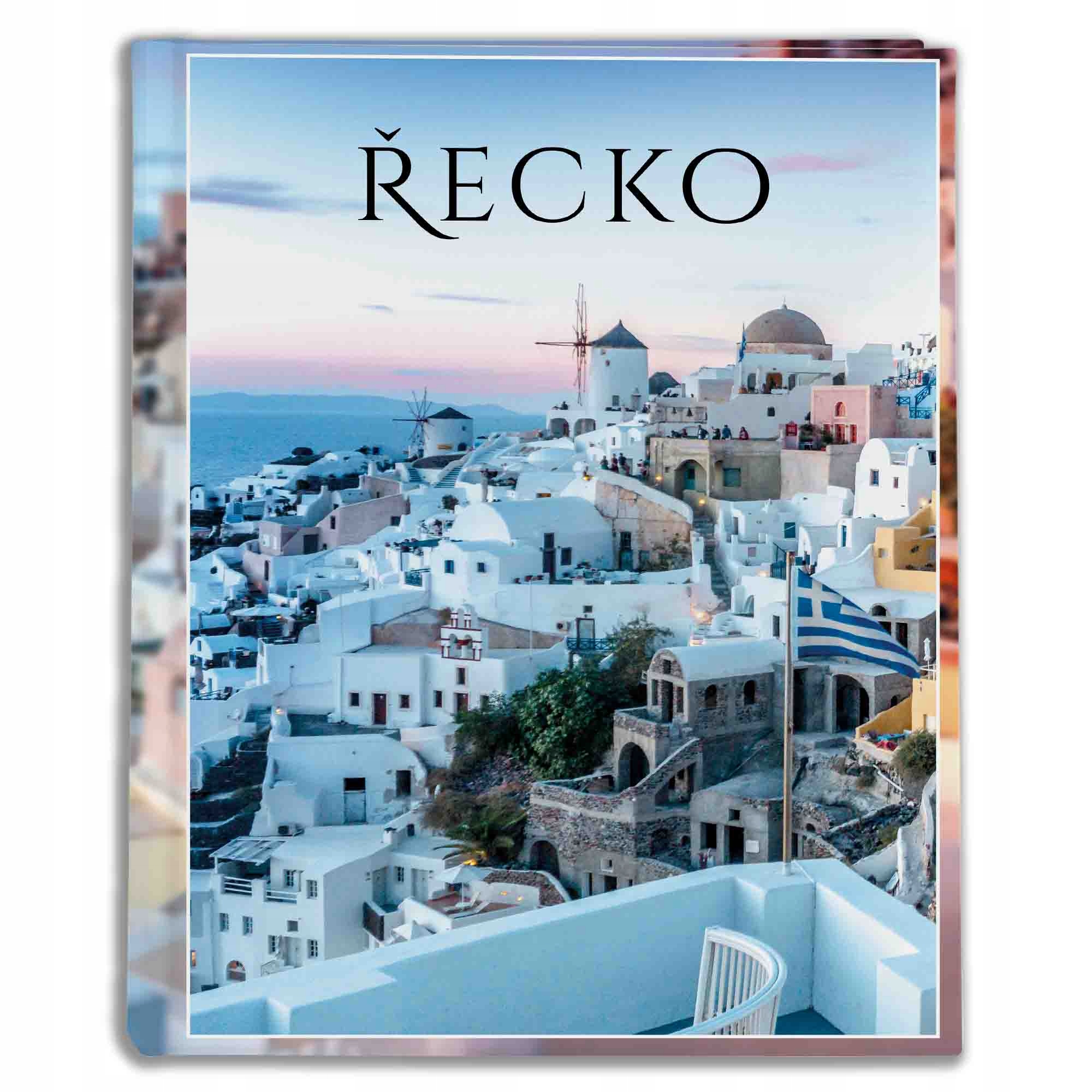 Tradiční album na fotografie s 60 černými listy 19,5x26 cm Řecko (624)