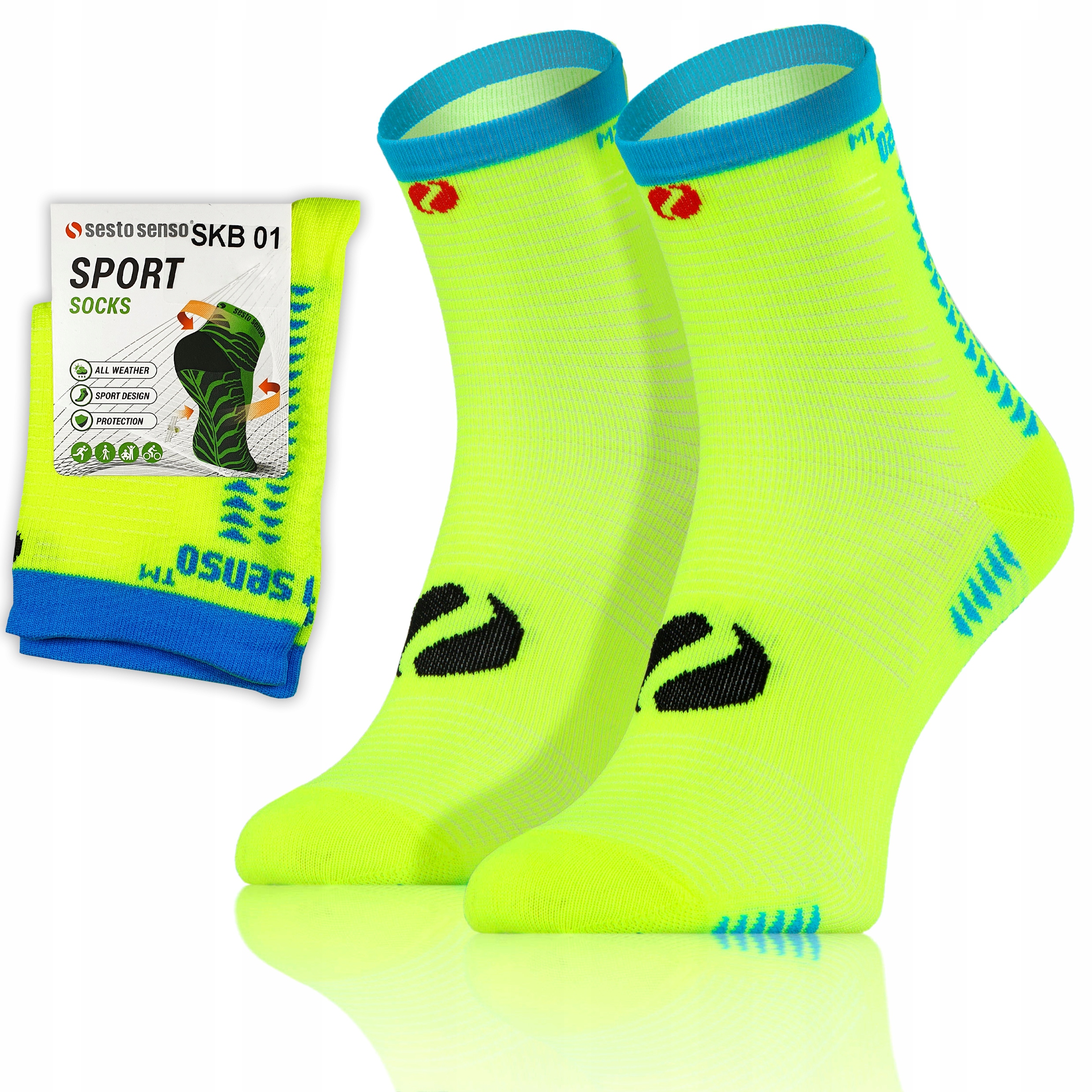 

Skarpety sportowe oddychające Sesto Senso 35-38